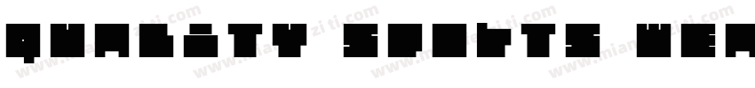 Quality Sports Wear字体转换
